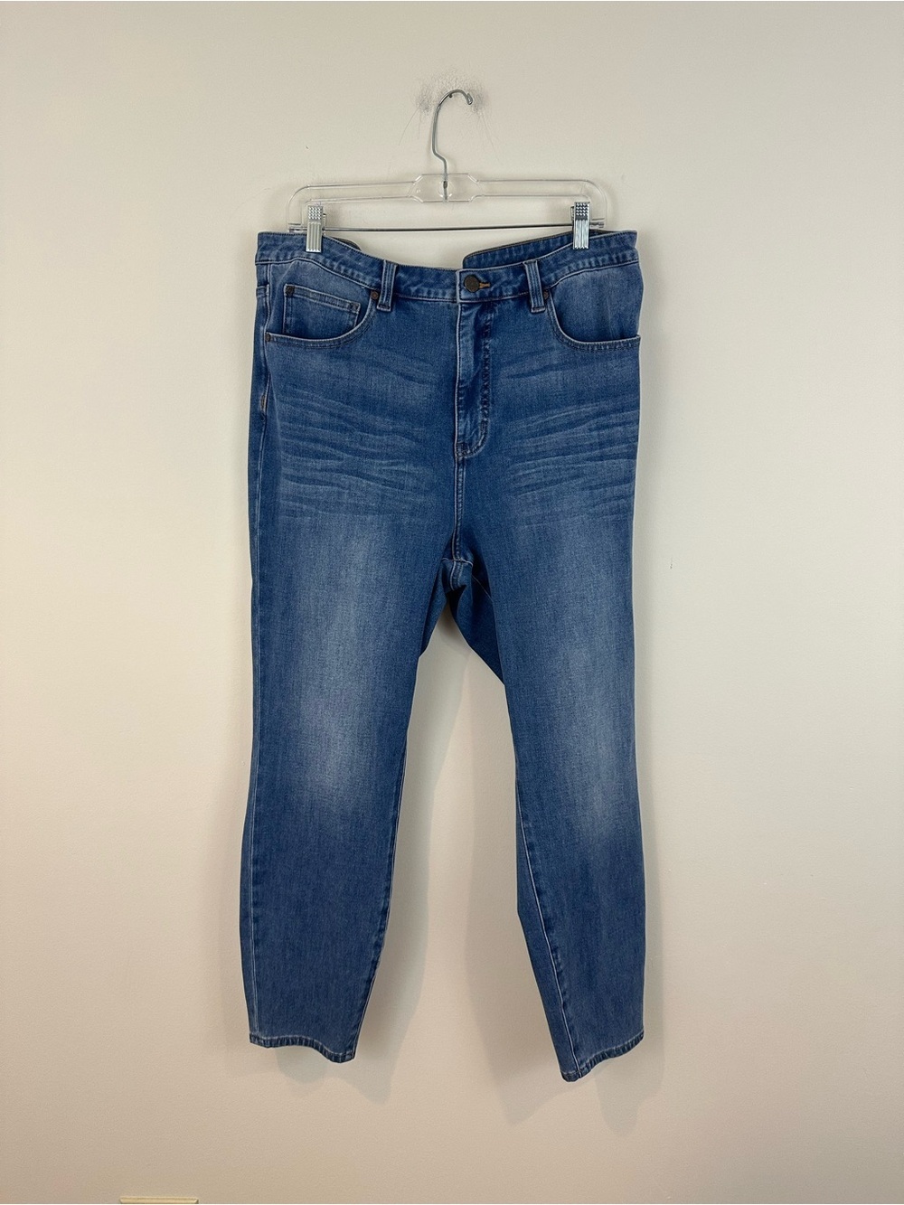 Soft Surroundings Medium Wash Skinny Leg Jeans Size 18 Women's